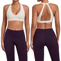 Nouveau débardeur de yoga sans manches 2026, col licou, dos évidé sexy, pour le sport, le fitness et le yoga, vêtement de sport actif, haut de sport, soutien-gorge de yoga