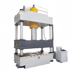 Presse hydraulique professionnelle à quatre colonnes de 315 tonnes, haute rigidité, haute précision, pour le formage profond, avec cylindre de découpe - Product Image 1