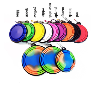 Envio Rápido, Boa Qualidade, Tigelas Portáteis para Animais de Estimação de 350ml, Dobráveis, Ecológicas e Duráveis, Tigela de Silicone para Cães - Product Image 1