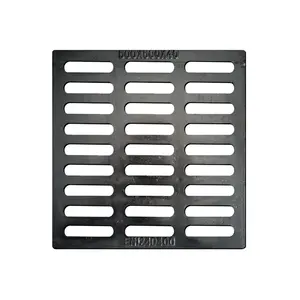 Ductile Cast Iron Square Driveway Drain Trench Grates Rainwater Gully Grating Cover