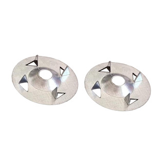 <span class=keywords><strong>Rondelle</strong></span> en métal galvanisé en laiton avec onglets de style cale 1 1/4 "conçue pour les panneaux isolants et la fixation en treillis métallique - Product Image 3