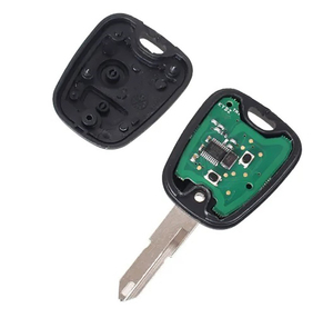 Clé de voiture intelligente de remplacement <span class=keywords><strong>PEUGEOT</strong></span> <span class=keywords><strong>206</strong></span>, 2 boutons, lame NE73, télécommande 433 MHz avec puce transpondeur PCF7961 - Product Image 1