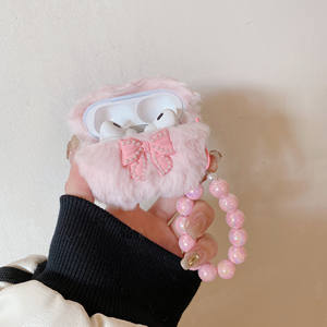 Gafas de felpa dibujos animados AirPods1/<span class=keywords><strong>2</strong></span> Generación simple Pro2 anticaída cubierta de auriculares Bluetooth 3 generaciones para creativo - Product Image 4