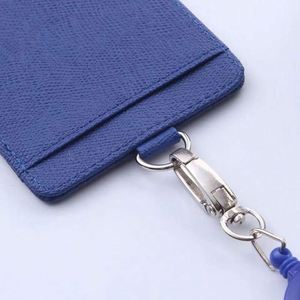 Pu Leather ID Badge <b>Wallet</b> Business ID Card <b>Holder</b> With Necklace Neck Strap - Product Image 5