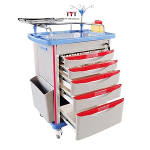 Chariot médical multifonctionnel pour infirmières, chariot médical avec roues et tiroir, chariot pour infirmières - Product Image 4