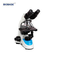 BIOBASE Binocular Compound Microscope XSB-301B 40X to 1000X with 4X 10X 40X 100X Objectives and Mechanical Stage for Laboratory