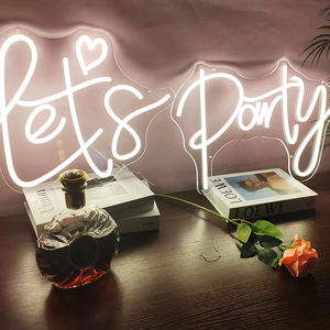 Enseigne lumineuse néon personnalisée en acrylique pour publicité LED, <span class=keywords><strong>avec</strong></span> inscription « Better Together » ou « <span class=keywords><strong>Joyeux</strong></span> <span class=keywords><strong>Anniversaire</strong></span> », pour fêtes et mariages, <span class=keywords><strong>avec</strong></span> nom et mots personnalisables - Product Image 5