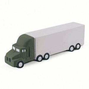 Balle anti-stress en forme de camion, vente en gros d'usine, logo personnalisé, cadeaux promotionnels unisexes, jouet pour enfants, mousse PU non toxique - Product Image 1