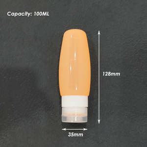 ขวดซิลิโคนแบบบีบสำหรับเดินทาง ขนาด 100 มล. สีใหม่ ชุดเดินทาง OEM/ODM พร้อมขวดซิลิโคนแบบมีสเกลวัดปริมาณ - Product Image 2