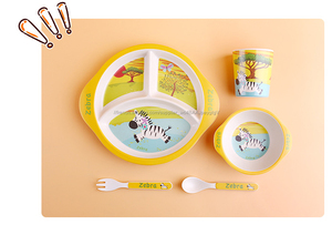 enfants ensembles <span class=keywords><strong>de</strong></span> <span class=keywords><strong>vaisselle</strong></span> en bambou enfants dîner ensemble avec tasse et cuillère Ensembles <span class=keywords><strong>de</strong></span> <span class=keywords><strong>vaisselle</strong></span> - Product Image 6