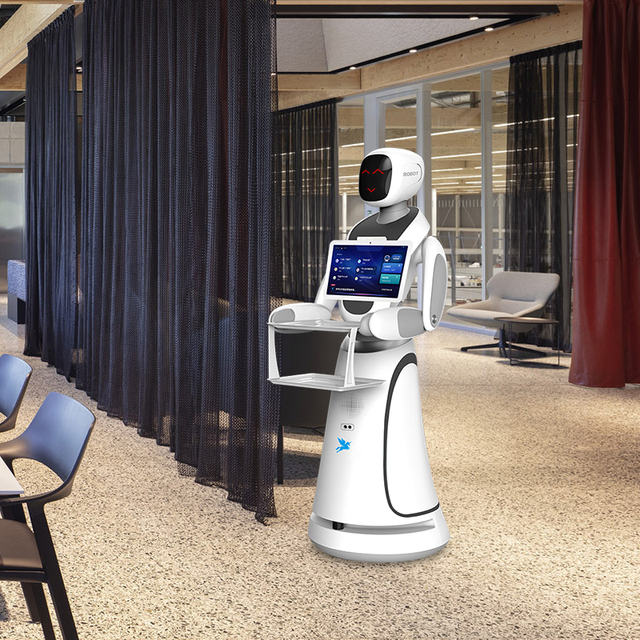 High Quality Ai Hospitality Assistant Service Roboter Humanoid Intelligent Autonomous Delivery Robot Programmable Humanoid Robot