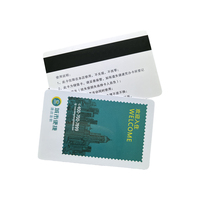 Carte magnétique en PVC vierge programmable avec logo personnalisé Cr80, bande magnétique, imprimable, carte magnétique en PVC vierge