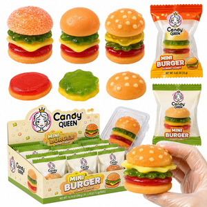 Bonbons Gélifiés Mini Burger Personnalisés en Gros – Saveur Fruitée, Forme Barre Sandwich, Douceurs Bonbons - Product Image 2