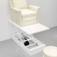 Table de manucure électrique réglable moderne et minimaliste, station de pédicure populaire, ensemble chaise et bureau pour soins des pieds pour salon