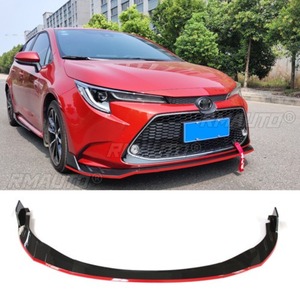 For Toyota LEVIN 2019-2024 Car Front Bumper <b>Lip</b> Splitter Diffuser Body Kit <b>Gloss</b> Black Bumper Protector Modification Part - Product Image 4