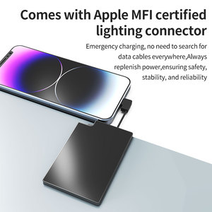 Portefeuille de secours ultra fin avec fonction de localisation Air Tag compatible avec Apple Find My Device, anti-perte, traceur mondial pour <span class=keywords><strong>iPhone</strong></span> - Product Image 4