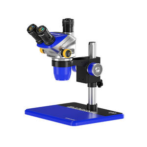 Microscopio Stereoscopico Trinoculare SUPER X PRO-B11 6.5X-52X Zoom Continuo Oculare Regolabile PL10X26 Adattatore CCD 0.45X Antipolvere - Product Image 2