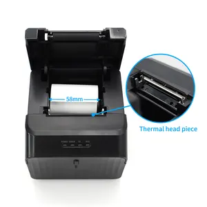 ที่มีคุณภาพสูงราคาถูกฉลากแบบพกพาเครื่องพิมพ์บาร์โค้ดมินิฟันสีฟ้า58มิลลิเมตรเครื่องพิมพ์ความร้อน GT-P5010