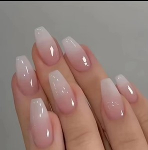 24 <span class=keywords><strong>Uñas</strong></span> Postizas Francesas Blancas con Diseño de Lazo 3D, <span class=keywords><strong>Uñas</strong></span> Postizas de Color Nude, Puntas de <span class=keywords><strong>Uñas</strong></span> Falsas para Mujer, Manicura DIY - Product Image 4