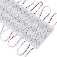 Module LED d'extérieur 3 SMD pour enseignes, lentille 2835, 1,5W, module LED injecté, 12V, pour enseignes publicitaires lumineuses
