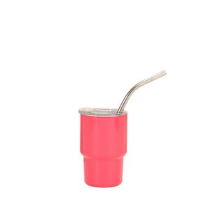 New Eco Stainless Steel Single Double Wall 3Oz Mini Car Tumbler Portable Straw Liquor Cup Water Beer Tea Wine for Gifts - Product Image 5