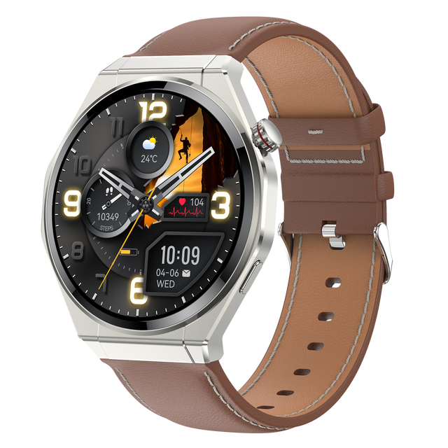 2025 GPS Ultra-Thin Smart Fashion Watch 1.43" HD AMOLED Color Screen 4-Day Battery Multiple Sports Modes Health Monitoring Watch