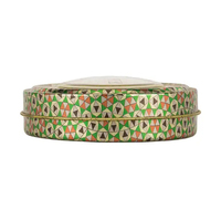NICE-CAN Boîte en étain personnalisée avec fenêtre ronde 25g Emballage safran Boîte en métal Conteneur spécial Boîte en étain safran