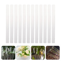 Transfrontalier acrylique Transparent extérieur étiquette marqueur plante signe blanc bricolage jardin légumes Classification présentoirs
