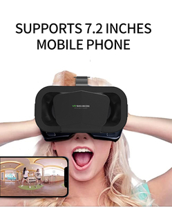 Lunettes VR <span class=keywords><strong>3D</strong></span> pour téléphones mobiles de 3.5 à 7.2 pouces Machine de jeu VR Casque VR de réalité virtuelle pour smartphones à vendre - Product Image 6