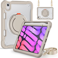 Nouvelle arrivée étui de protection pour tablette pour iPad Mini 6 étuis transparents de couverture arrière avec porte-crayon