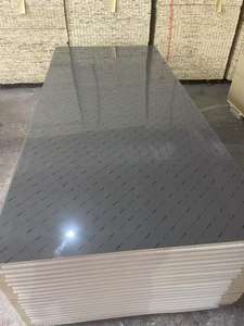 لوح إندور من الشركة المصنعة 4x8 18 متوسط الكثافة عالي اللمعان من خشب الأليف الأسود <span class=keywords><strong>MDF</strong></span> للأثاث من خشب الأبلكاش الفاخر - Product Image 3