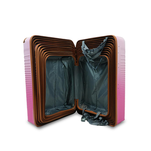 Prix de gros d'usine 16 pièces Ensembles de bagages semi-finis de haute qualité, bagages à main, valises à roulettes en ABS, ensemble de bagages OEM - Product Image 2
