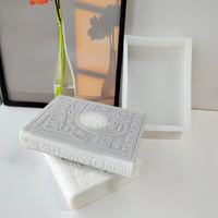 J1236 Nouveau Cadeau de décoration fait main Fabrication de bougies 3D grand guide de chiromancie moule à livre personnalisé Moule à bougie en silicone pour livret