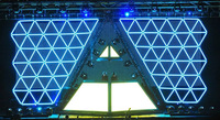Tube LED à pixels 360 degrés DC24v RGB IP65, contrôlé par SPI DMX512, Ra92, éclairage de scène pour la décoration de discothèques et de clubs
