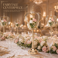 Chandelier en fer à cinq têtes de style européen, de haute qualité, durable, pièce décorative moderne, accessoire de mariage, dîner, restaurant, hôtel