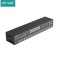 16 in 1 Out Hdmi Switch Splitter 16 Port Usb 2.0 Kvm Switch Hotkey 4K*2K 30Hz Hdmi Kvm Switch Monitor