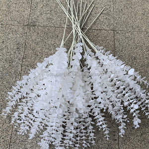 Arche de mariage L-428 en <span class=keywords><strong>eucalyptus</strong></span> plastique, 5 branches, fleurs blanches, branches <span class=keywords><strong>d</strong></span>'<span class=keywords><strong>eucalyptus</strong></span> artificielles pour la <span class=keywords><strong>d</strong></span>écoration - Product Image 6