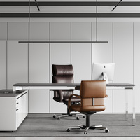 Chaise de Direction Premium Confortable et Pivotante pour Bureaux Exécutifs Modernes
