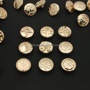 Nút Nhà Máy OEM ODM Cổ Điển Emboss Khắc Logo Thiết Kế Tùy Chỉnh Denim Nút Quần Jean Nút Và Đinh Tán Cho Quần Áo - Product Image 1