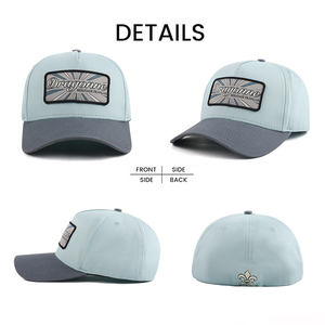 हॉट सेल फैशन फिट कैप निर्माता ने बेसबॉल टोपी 5 पैनल को बंद कर दिया - Product Image 3