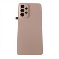 Pour Samsung Galaxy A53 5G A536B, coque arrière en verre pour batterie, coque de remplacement avec/sans objectif d'appareil photo