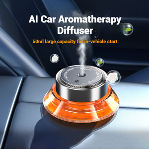 Diffuseur de parfum pour voiture automatique moderne à vaporisation, rechargeable, intelligent, double usage, diffuseur d'arômes de luxe pour voiture - Product Image 2