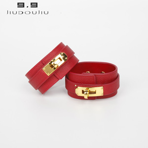 Menottes en cuir SM, bondage sexuel pour couples, jouets érotiques en cuir, produits pour adultes, masturbation. - Product Image 3
