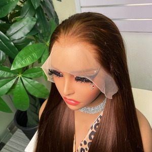 Glueless Brazilian Virgin Raw <b>Human</b> Hair Straight 13*4 Bob Lace Frontal <b>Wig</b> Cheap Price Wholesale Cheap - Product Image 4