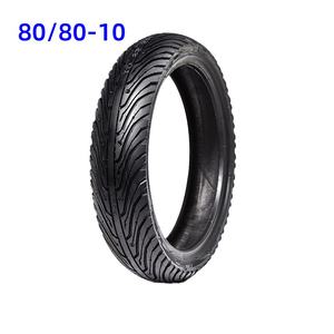 Neumáticos de Vacío Semi-Smooth 80/80-10, Neumáticos para Motocicleta, Neumáticos para Motocicleta Trike Aptos para Todo Clima y Lodo - Product Image 3