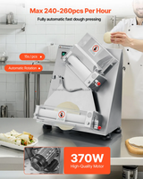 Laminoir à pâte à pizza automatique et machine à pâtes électrique professionnelle, épaisseur réglable, pour boulangerie, avec couvercle de pressage de pâte