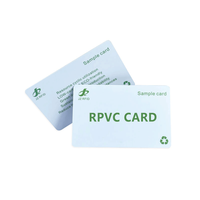 Tarjeta NFC de material PLA/RPVC/PETG/PC sostenible reciclado respetuoso con el medio ambiente, tarjeta RFID de plástico BIO
