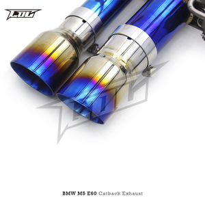 Sistema de Escape Catback Boska Titanium Valvetronic para BMW M5 E60 5.0 2003-2010, Silenciador Deportivo con Cuatro Salidas y Control Remoto - Product Image 6