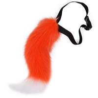 Queue de renard en peluche faite à la main de haute qualité, simulation réaliste, accessoires de queue d'animal réglables, vente en gros