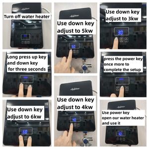 Calentador de Agua Eléctrico Instantáneo de 6KW, 220V, Ahorro de Energía, para Baño, Hotel, con Certificación CE, Personalizable con Logotipo, Gran Venta - Product Image 5